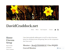 Tablet Screenshot of davidcraddock.net